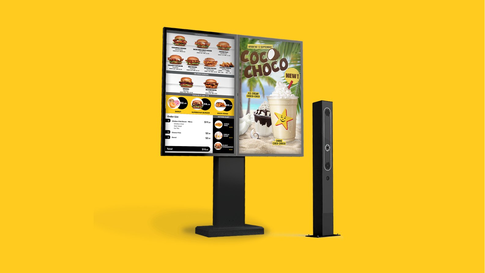 Acrelec’s Outdoor Digital Menu Boards uses AI to offer personalized menu boards. Source: Acrelec.com