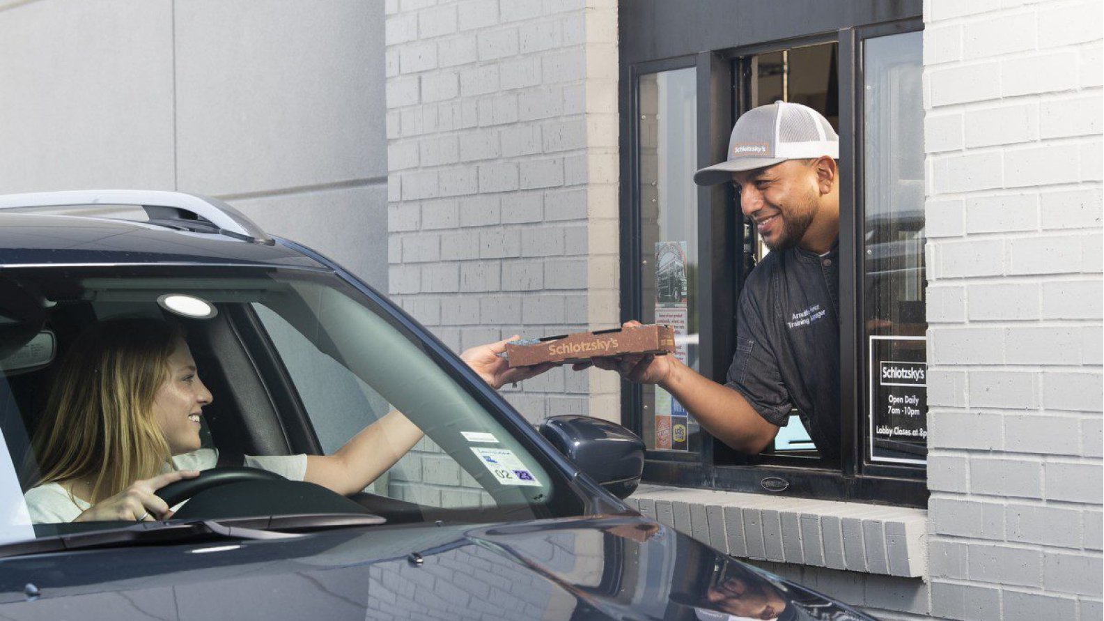 Schlotzsky’s double-drive-thru pilot program Source: Schlotzskys.com